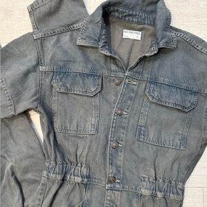 We The Free Blue Denim Jacket